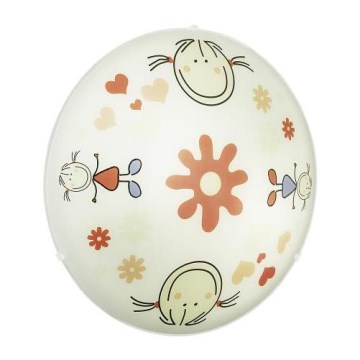 EGLO 88973 - Children's ceiling light JUNIOR 2  2xE27/60W colorful