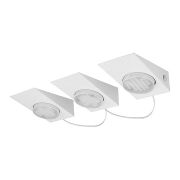 Eglo 89608 - SET 3x Spotlight KOB 3xGX53/7W/230V
