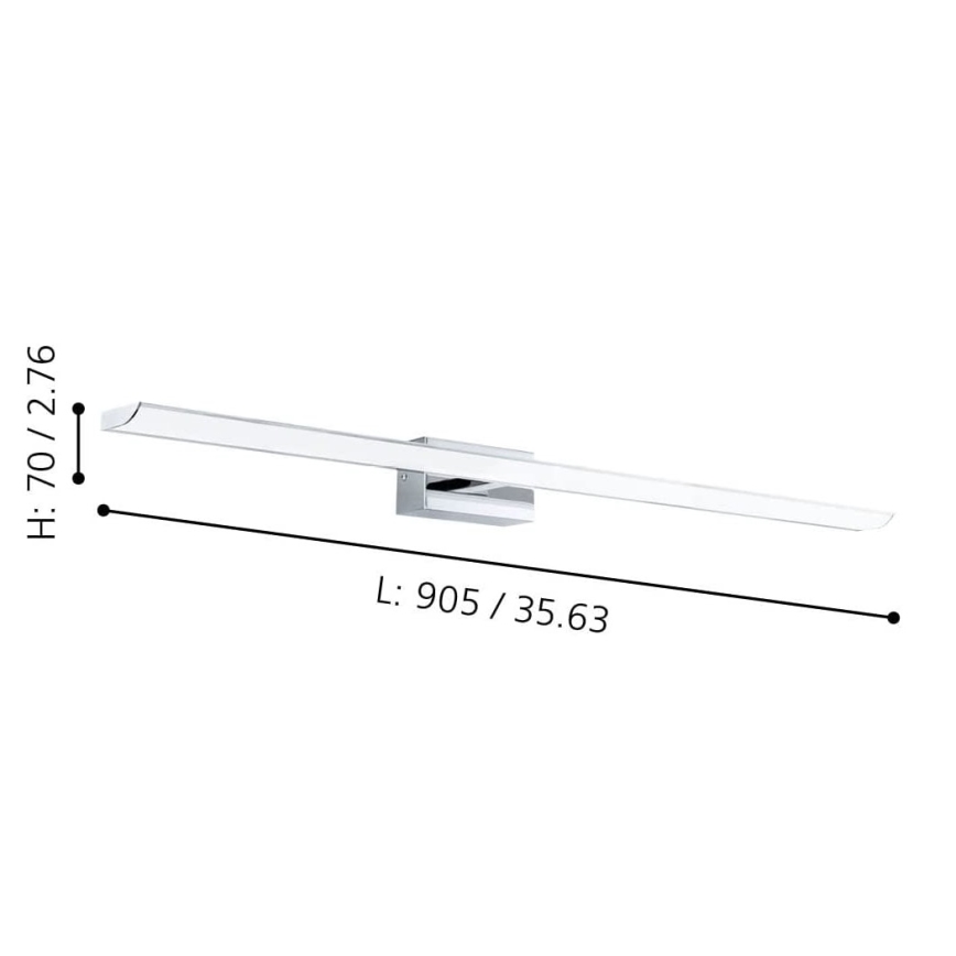 Eglo - LED RGBW Dimmable bathroom mirror lighting 21,5W/230V IP44 ZigBee