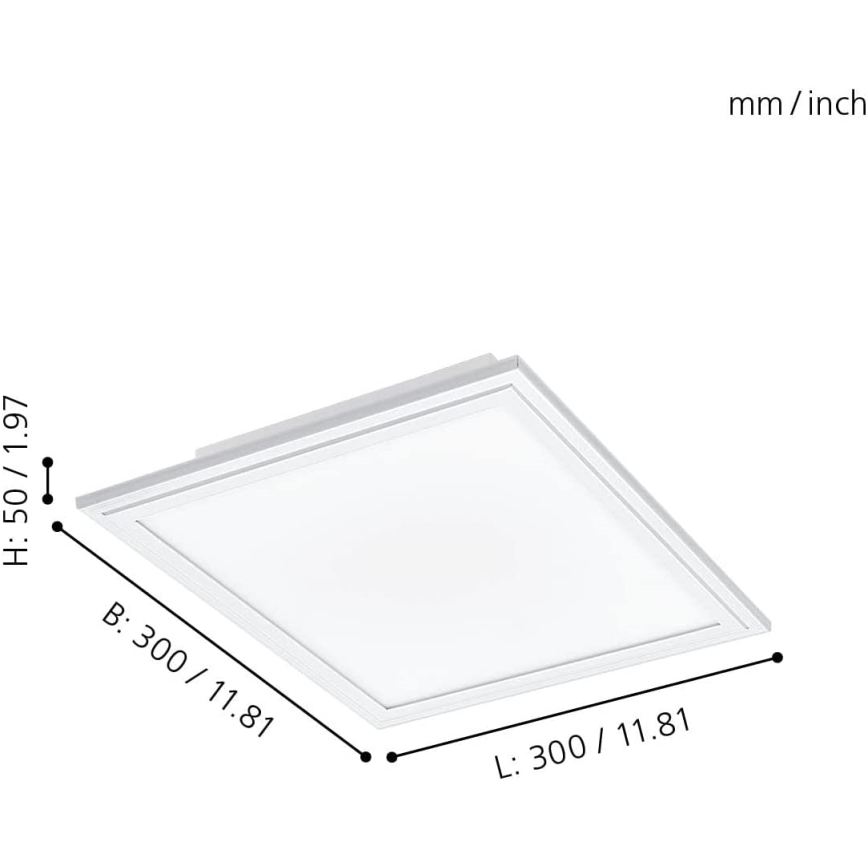 Eglo - LED Dimmable ceiling light LED/15,3W/230V white ZigBee