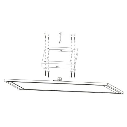 Eglo - LED Dimmable ceiling light LED/21,5W/230V white ZigBee