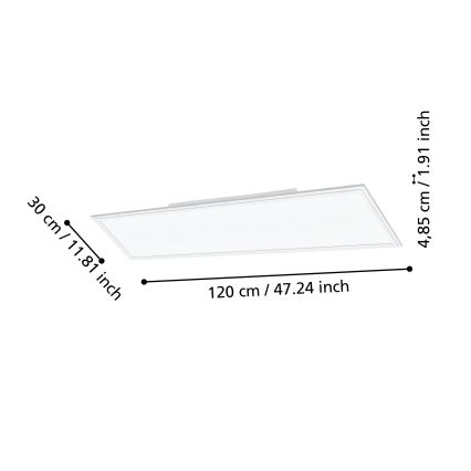Eglo - LED Dimmable ceiling light LED/33,5W/230V white ZigBee