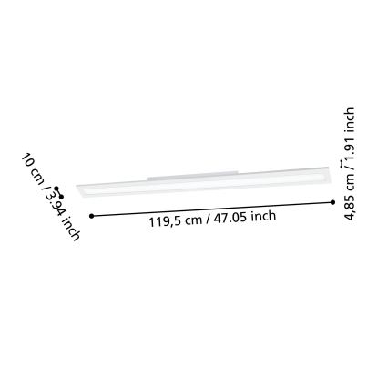 Eglo - LED Dimmable ceiling light LED/33,5W/230V 2700-6500K white ZigBee