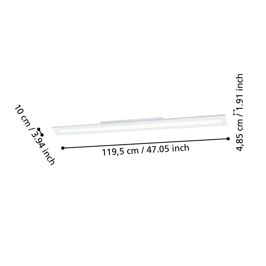 Eglo - LED Dimmable ceiling light LED/33,5W/230V 2700-6500K white ZigBee