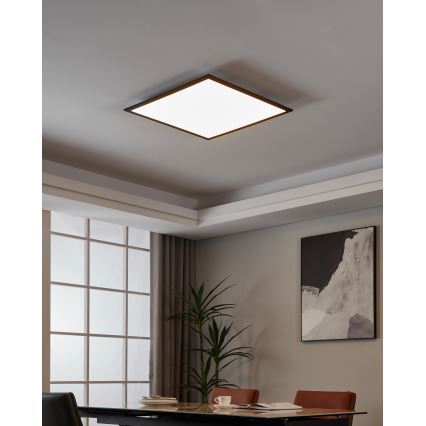 Eglo - LED Dimmable ceiling light LED/33W/230V black ZigBee