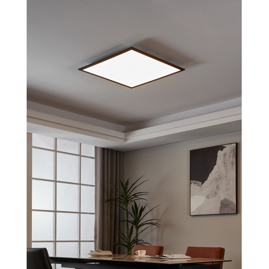 Eglo - LED Dimmable ceiling light LED/33W/230V black ZigBee