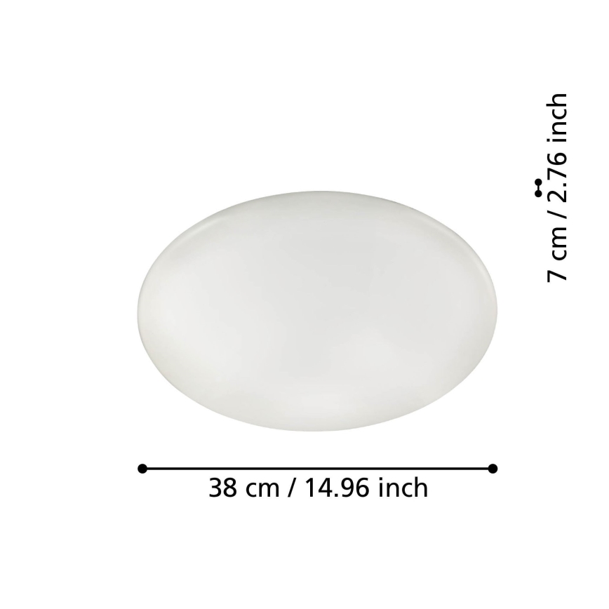 Eglo - LED Dimmable ceiling light LED/19,2W/230V ZigBee