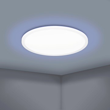 Eglo 900086 - LED RGBW Dimmable ceiling light ROVITO-Z LED/14,6W/230V 2700-6500K d. 29,5 cm white