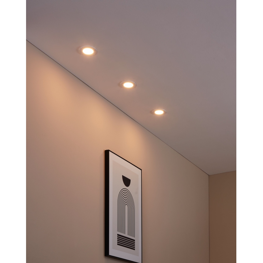 Eglo - SET 3xLED Dimmable recessed light FUEVA-Z  LED/2,8W/230V IP44