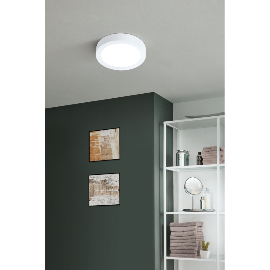 Eglo - Dimmable LED bathroom ceiling light LED/16.5W/230V 2700-6500K IP44 ZigBee Ø 21 cm