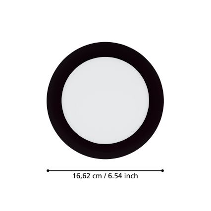 Eglo - LED Dimmable bathroom recessed light LED/10,5W/230V 2700-6500K IP44 ZigBee