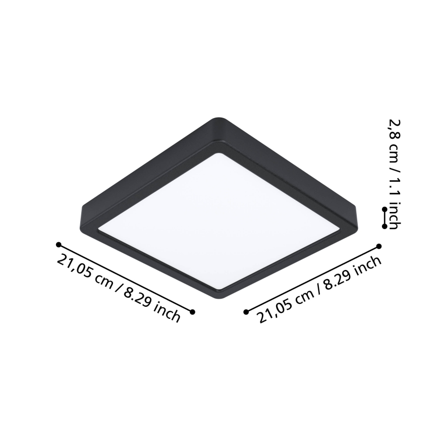 Eglo - LED Dimmable bathroom ceiling light LED/16,5W/230V IP44 ZigBee