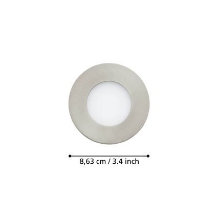 Eglo - ET 3x LED Dimmable bathroom light FUEVA-Z  LED/2,8W/230V IP44