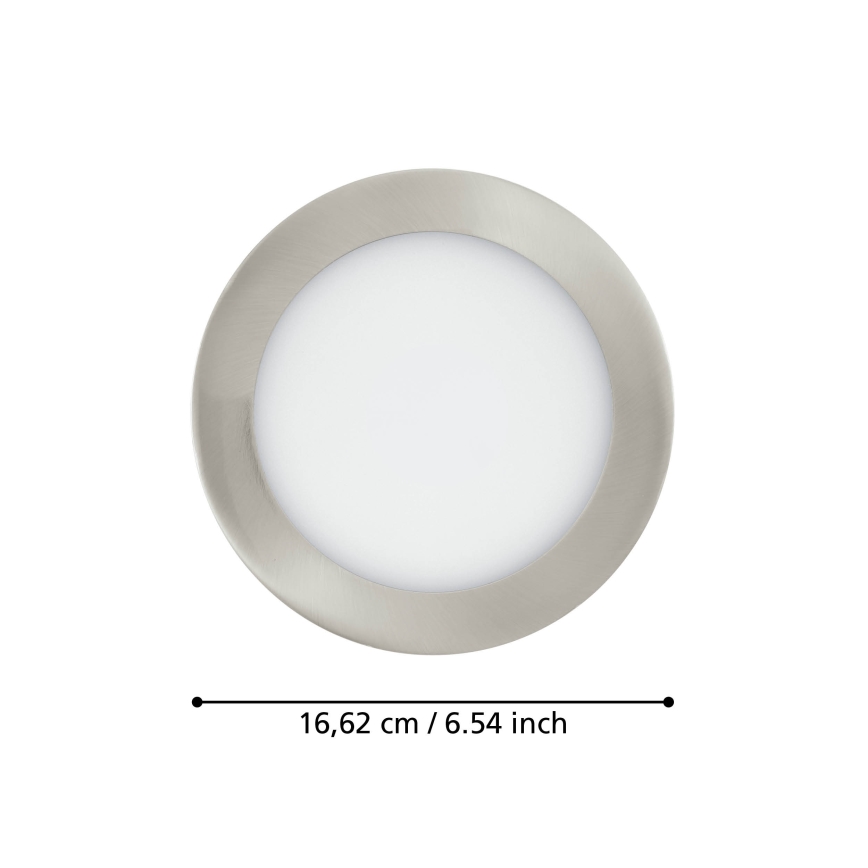 Eglo - Dimmable LED Bathroom Recessed Downlight LED/10.5W/230V IP44 ZigBee Ø 16.5 cm