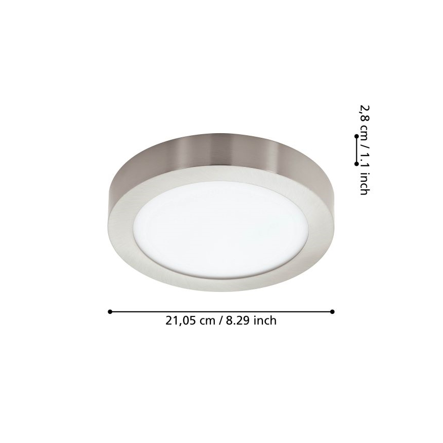 Eglo - LED Dimmable bathroom ceiling light LED/16,5W/230V IP44 ZigBee