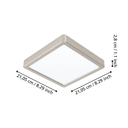 Eglo - LED Dimmable bathroom light LED/16,5W/230V IP44 ZigBee