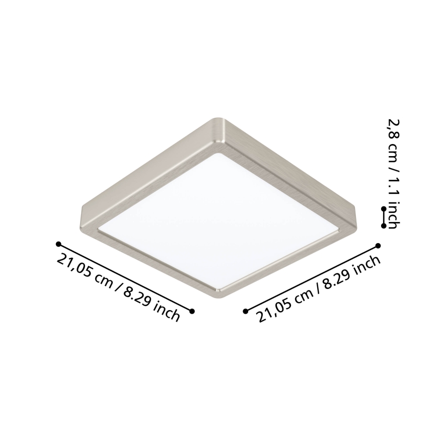 Eglo - LED Dimmable bathroom light LED/16,5W/230V IP44 ZigBee