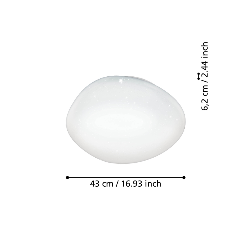 Eglo - LED RGBW Dimmable ceiling light LED/21,6W/230V ZigBee