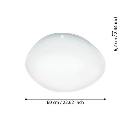 Eglo - LED RGBW Dimmable ceiling light LED/33W/230V ZigBee