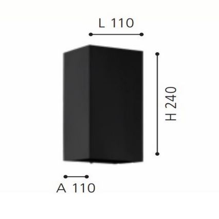 Eglo - LED RGB Dimmable outdoor wall light 2xGU10/5W/230V IP55 2700-6500K