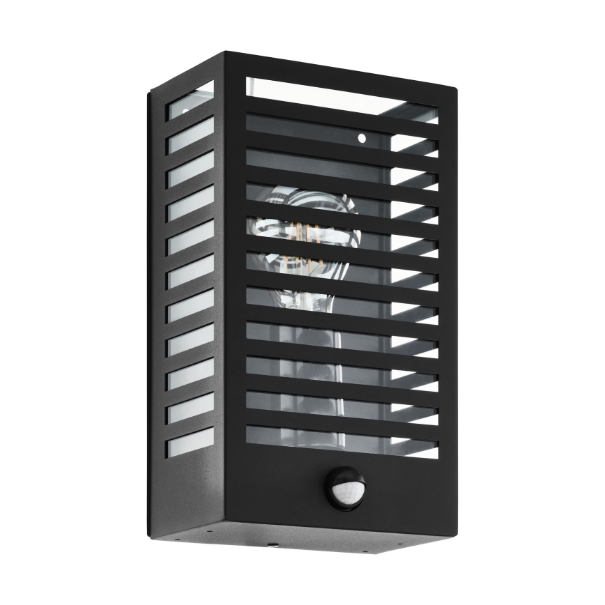 Eglo - Outdoor wall light with a sensor 1xE27/60W/230V IP44