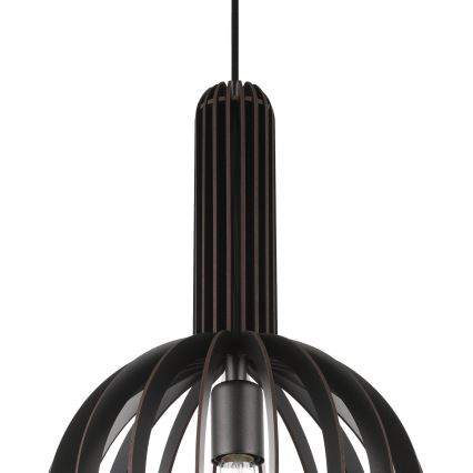 Eglo - Chandelier on a string 1xE27/40W/230V d. 31 cm black