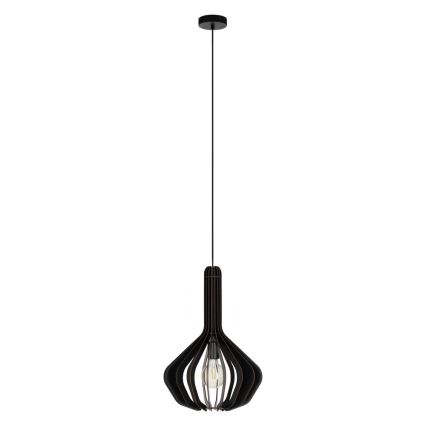 Eglo - Chandelier on a string 1xE27/40W/230V d. 38 cm black