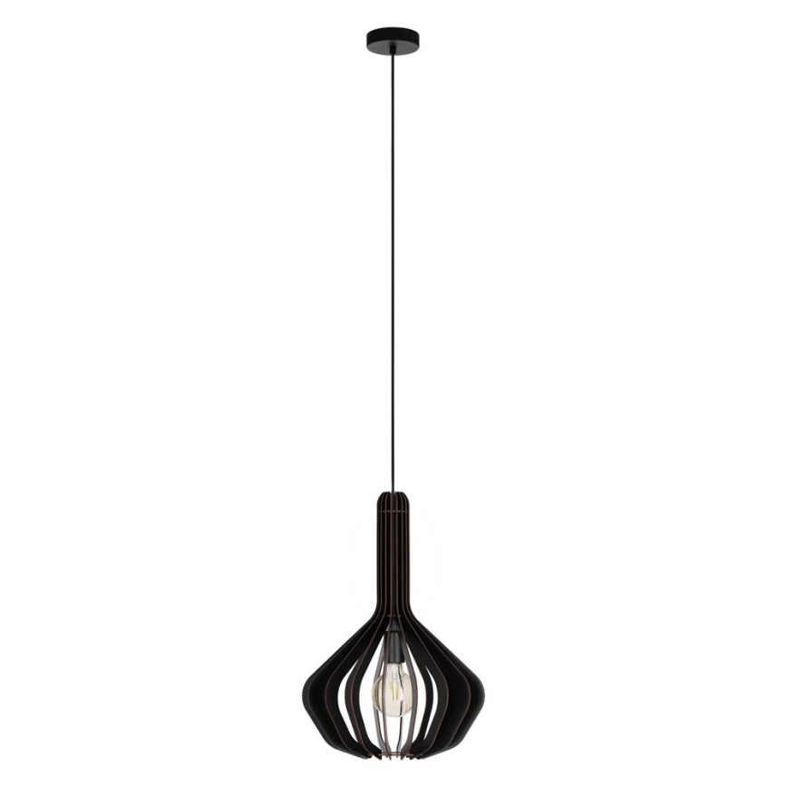 Eglo - Chandelier on a string 1xE27/40W/230V d. 38 cm black