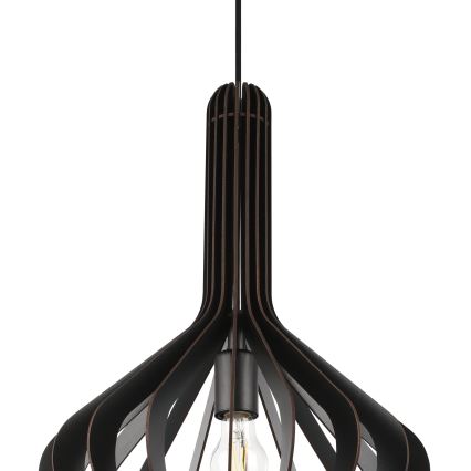 Eglo - Chandelier on a string 1xE27/40W/230V d. 38 cm black
