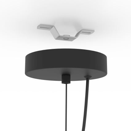 Eglo - Chandelier on a string 1xE27/40W/230V black