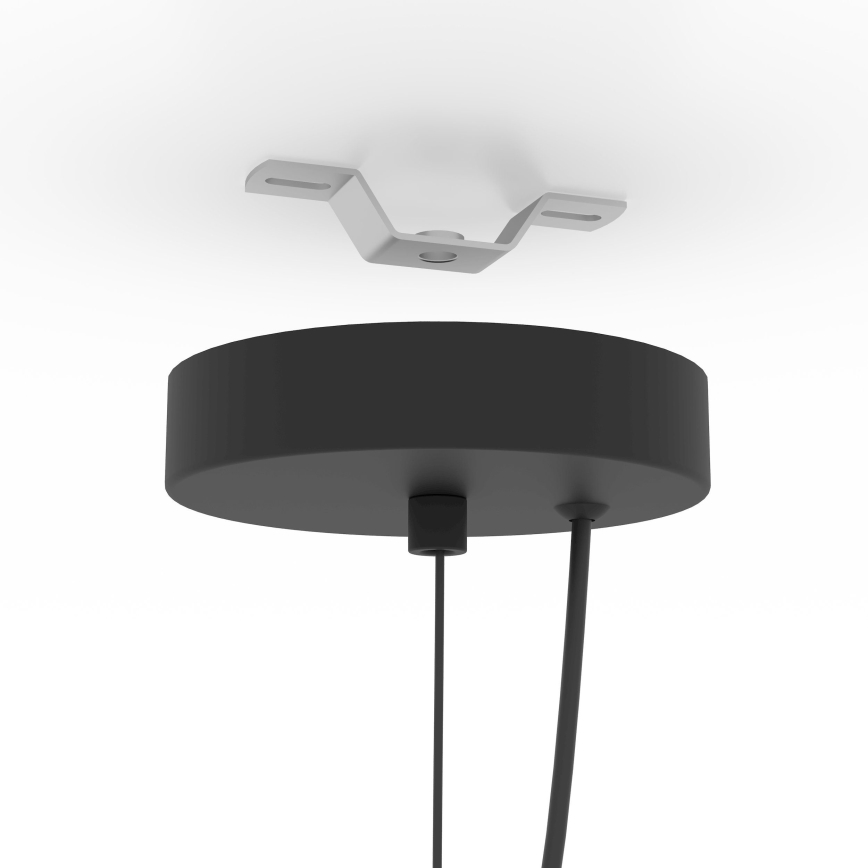 Eglo - Chandelier on a string 1xE27/40W/230V black