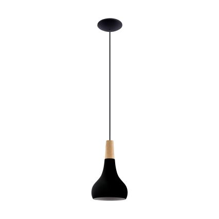 Eglo - Chandelier on a string 1xE27/40W/230V d. 18 cm black