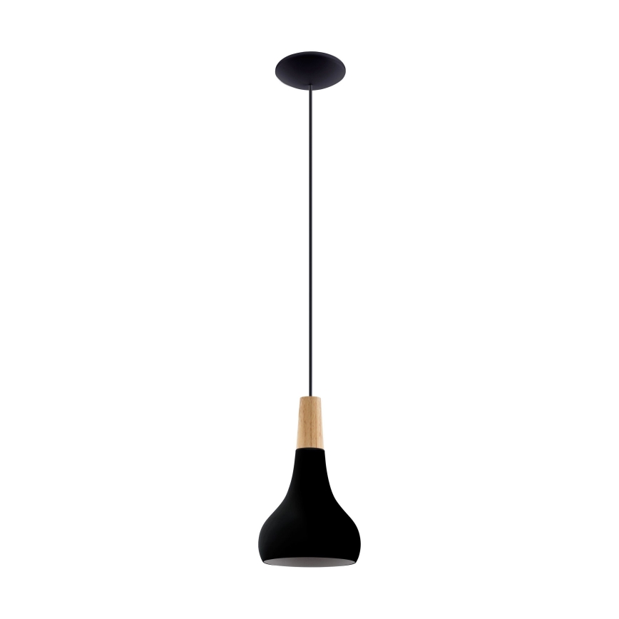 Eglo - Chandelier on a string 1xE27/40W/230V d. 18 cm black