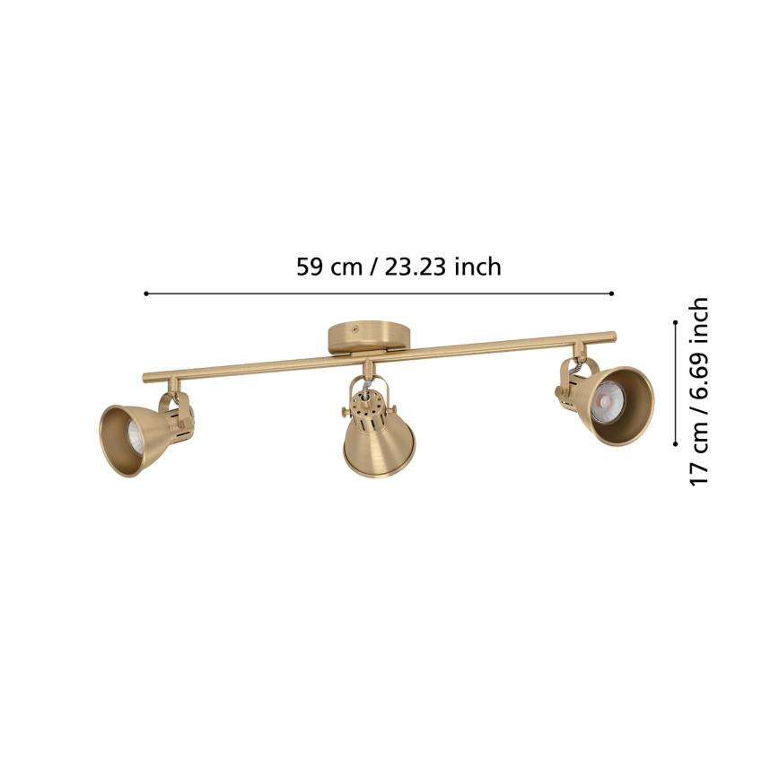 Eglo - LED Spotlight 3xGU10/3W/230V