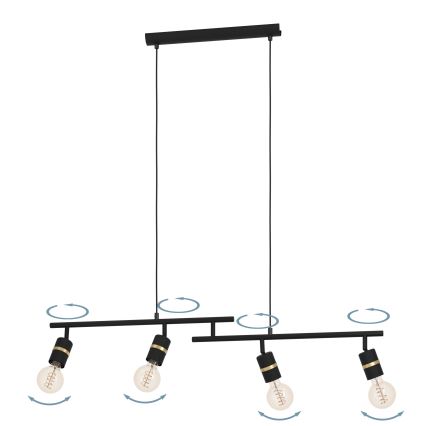 Eglo - Chandelier on a string 4xE27/10W/230V
