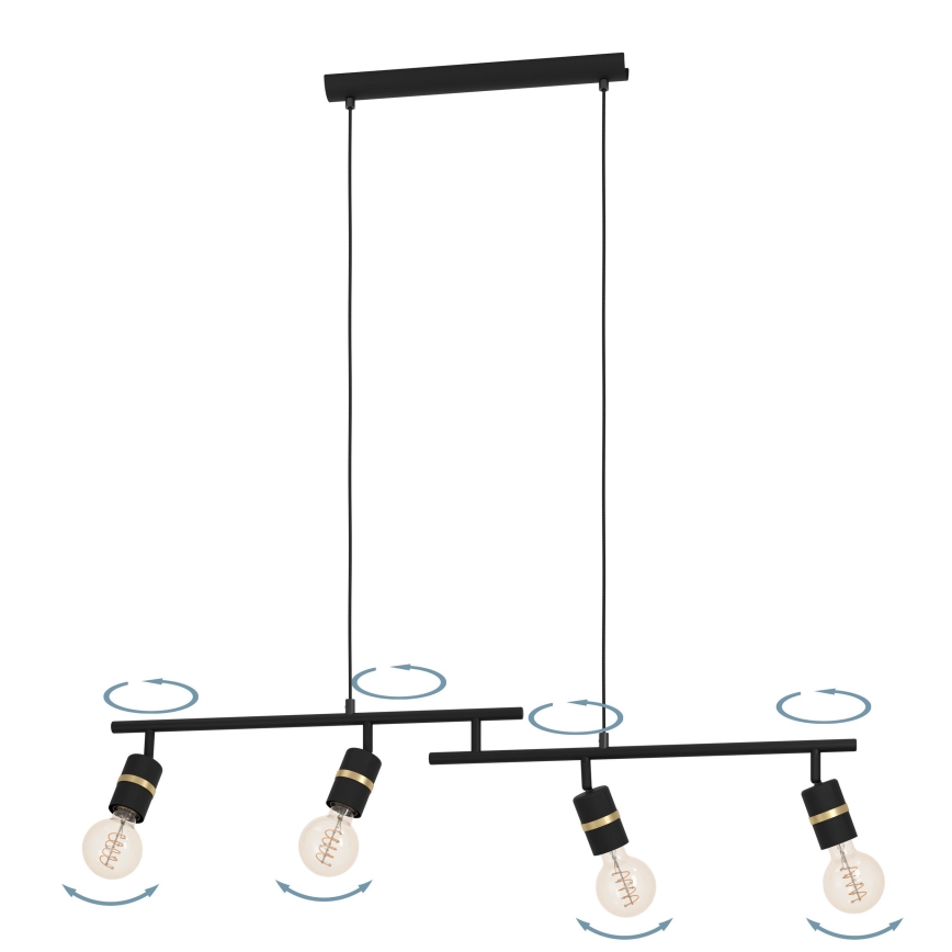 Eglo - Chandelier on a string 4xE27/10W/230V