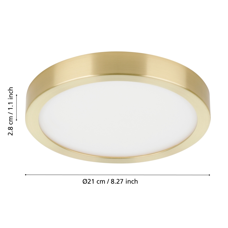 Eglo - LED Ceiling light LED/17W/230V d. 21 cm