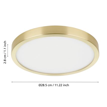 Eglo - LED Ceiling light LED/20,5W/230V d. 28,5 cm