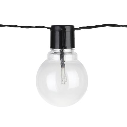 Eglo - LED Outdoor decorative chain 16xLED/0,064W/24V IP44 black