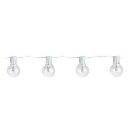 Eglo - LED Outdoor decorative chain 16xLED/0,064W/24V IP44 white