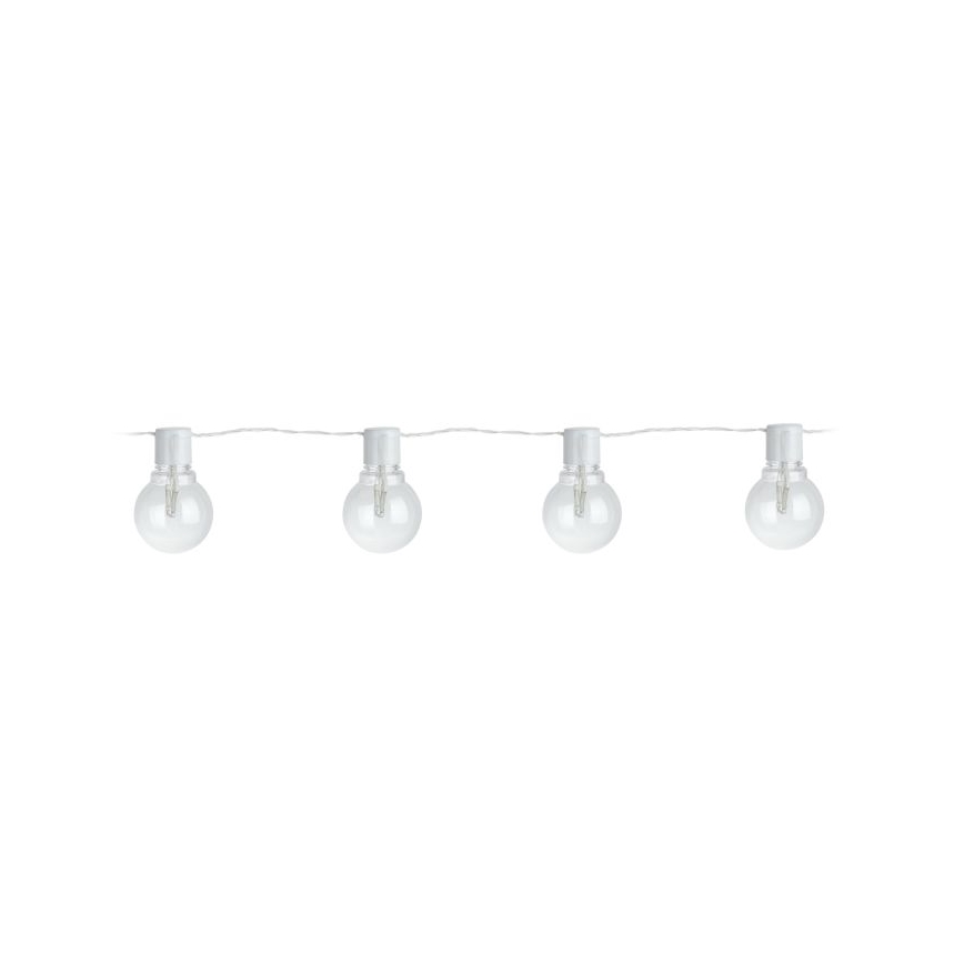 Eglo - LED Outdoor decorative chain 16xLED/0,064W/24V IP44 white