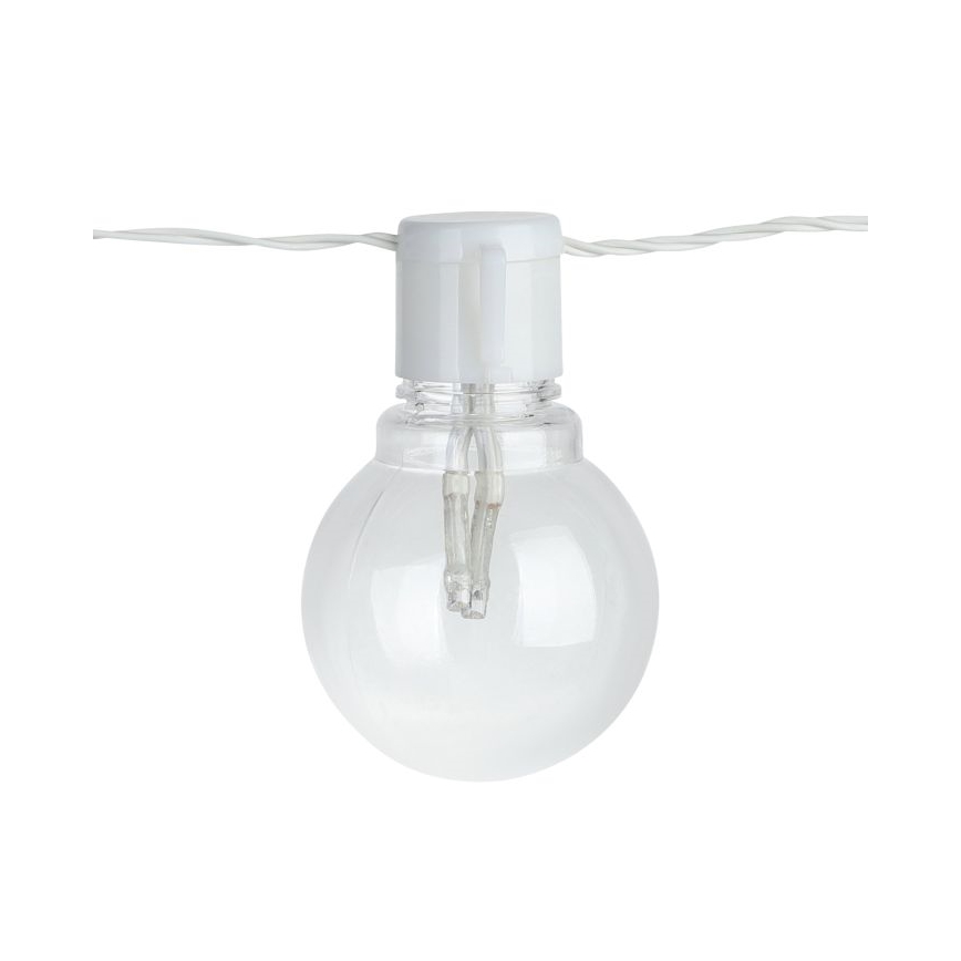 Eglo - LED Outdoor decorative chain 16xLED/0,064W/24V IP44 white