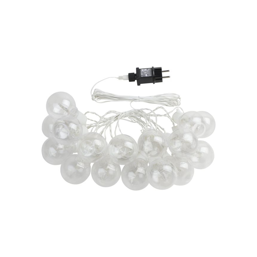 Eglo - LED Outdoor decorative chain 16xLED/0,064W/24V IP44 white