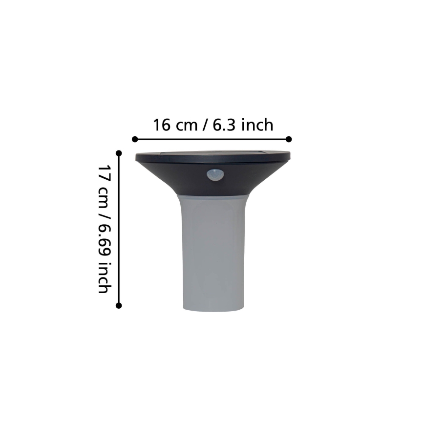 Eglo - LED Outdoor Solar Light with Sensor 6xLED/0,03W/3,7V IP44