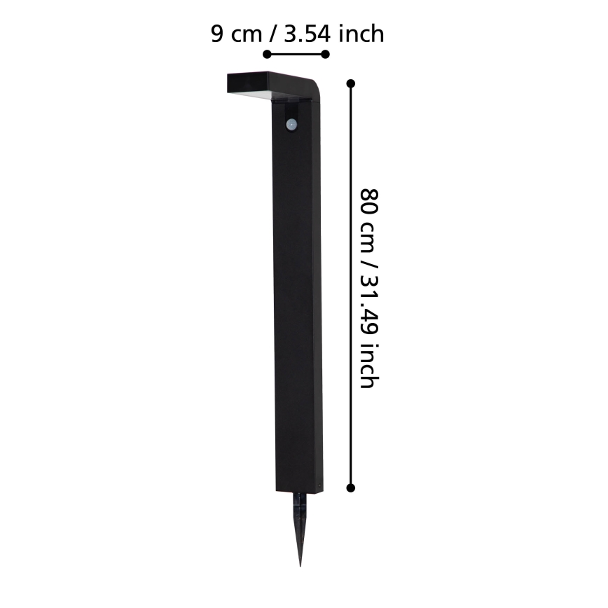 Eglo - LED Outdoor Solar Lamp with Sensor 18xLED/0.2W/3.7V 2200 mAh IP44