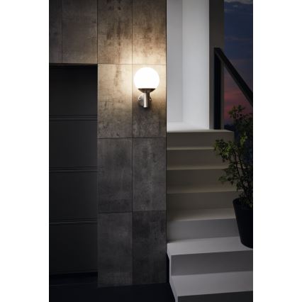 Eglo - LED RGB Dimmable outdoor wall light E27/9W/230V 2700-6500K IP44