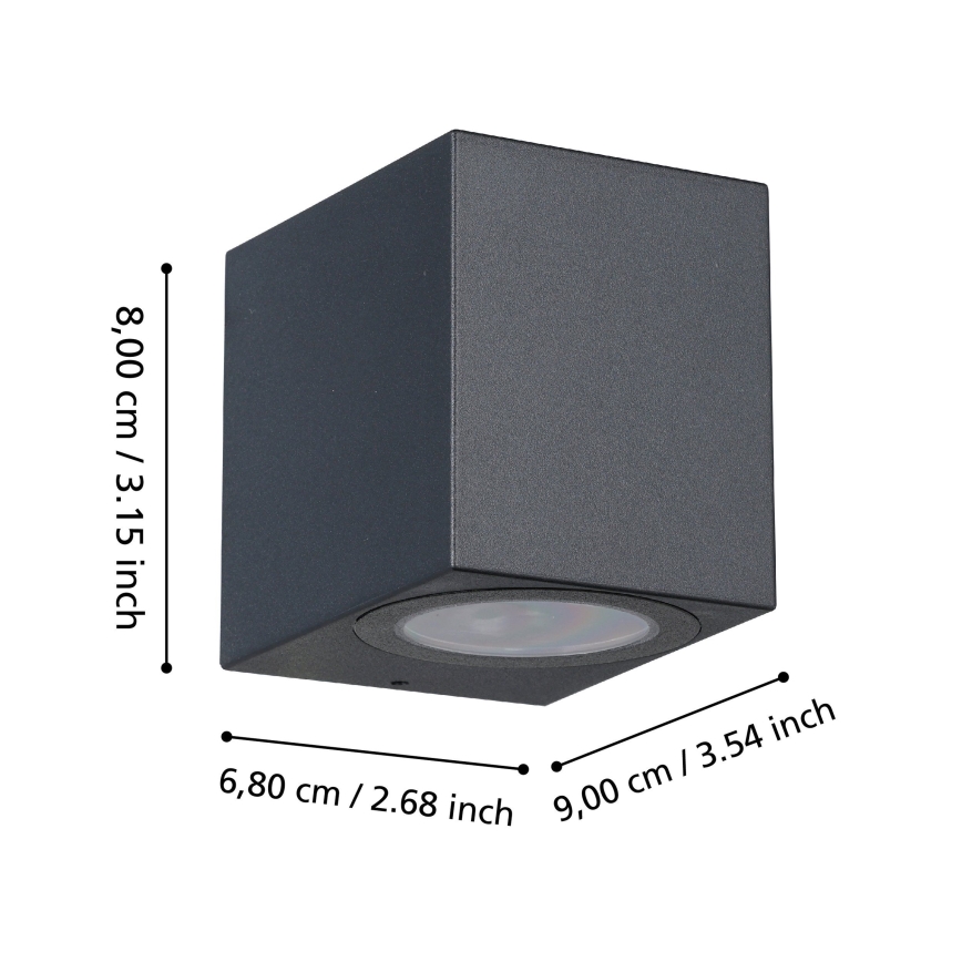 Eglo - LED Outdoor wall light 1xGU10/4,6W/230V IP44