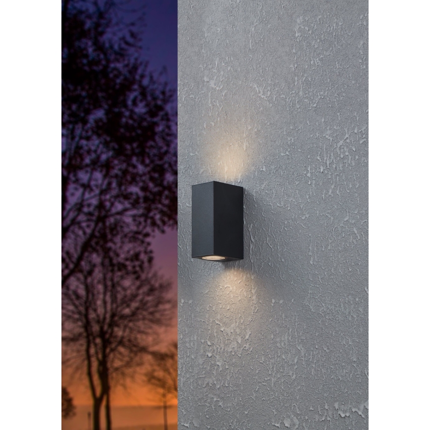Eglo - LED Outdoor wall light 2xGU10/4,6W/230V IP44