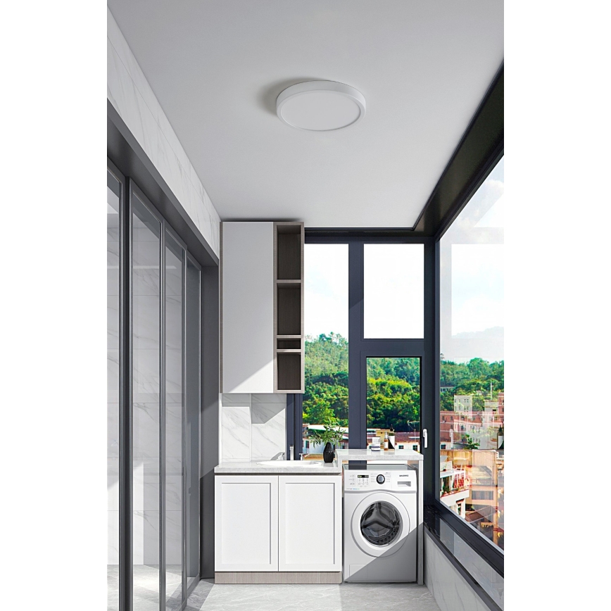 Eglo - LED Bathroom ceiling light LED/20,5W/230V IP44 white