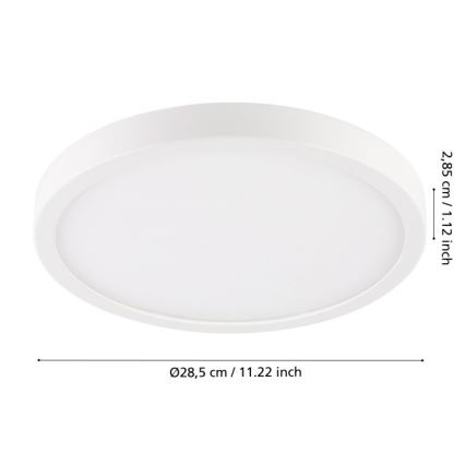 Eglo - LED Bathroom ceiling light LED/20,5W/230V IP44 white